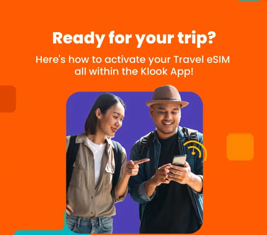 Activate in Klook App (Update Klook APP to the latest version)